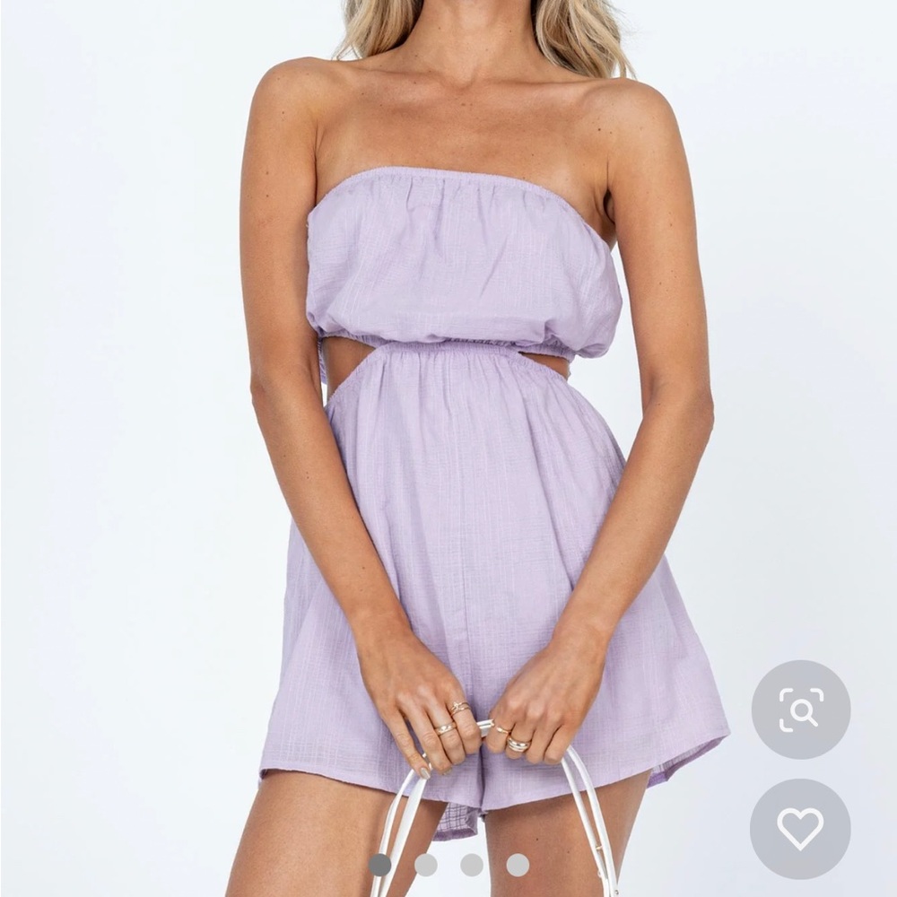 Princess Polly Lidia Romper Purple